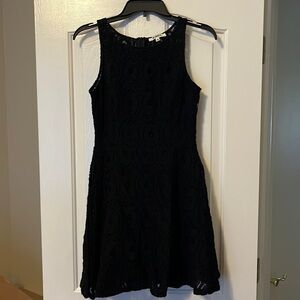 BB Dakota EUC black lace dress size 6